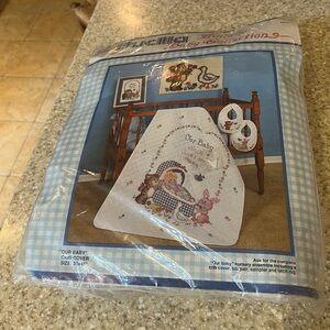 Bucilla Baby Crib Cover - White